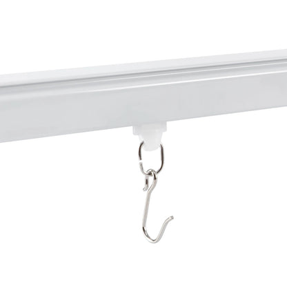 Ceiling Mount Curtain Track, Adjustable 3ft-6ft Heavy Duty,  Easy Cutting Rustproof .....