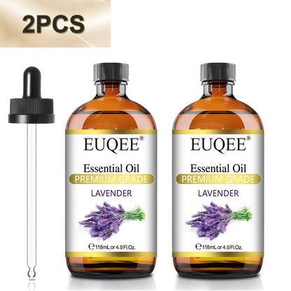 2PCS Premium Essential Oil Gift Set, 4 Oz. Myrrh Spearmint Catnip, Lavender, Oil For Diffuser....
