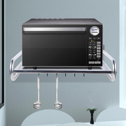 Stainless Steel Microwave Oven Shelf Wall-Mounted
