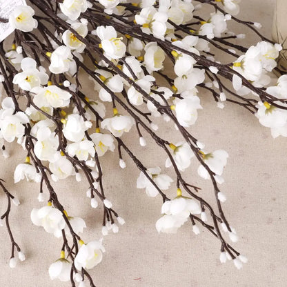Artificial Plum Blossom 21.7''  Long Stem Flowers