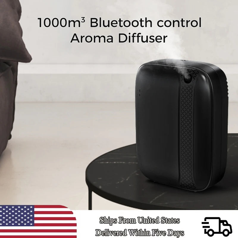 Home Fragrance Aroma Diffuser 1000m³ Coverage Free Essential Oil 13 Oz Capacity Bluetooth APP Control Electronic Aromatic Machine