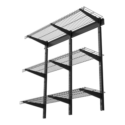 3-Tier Wall Garage Shelving 11x36in 150lbs Per Shelf, Adjustable.....