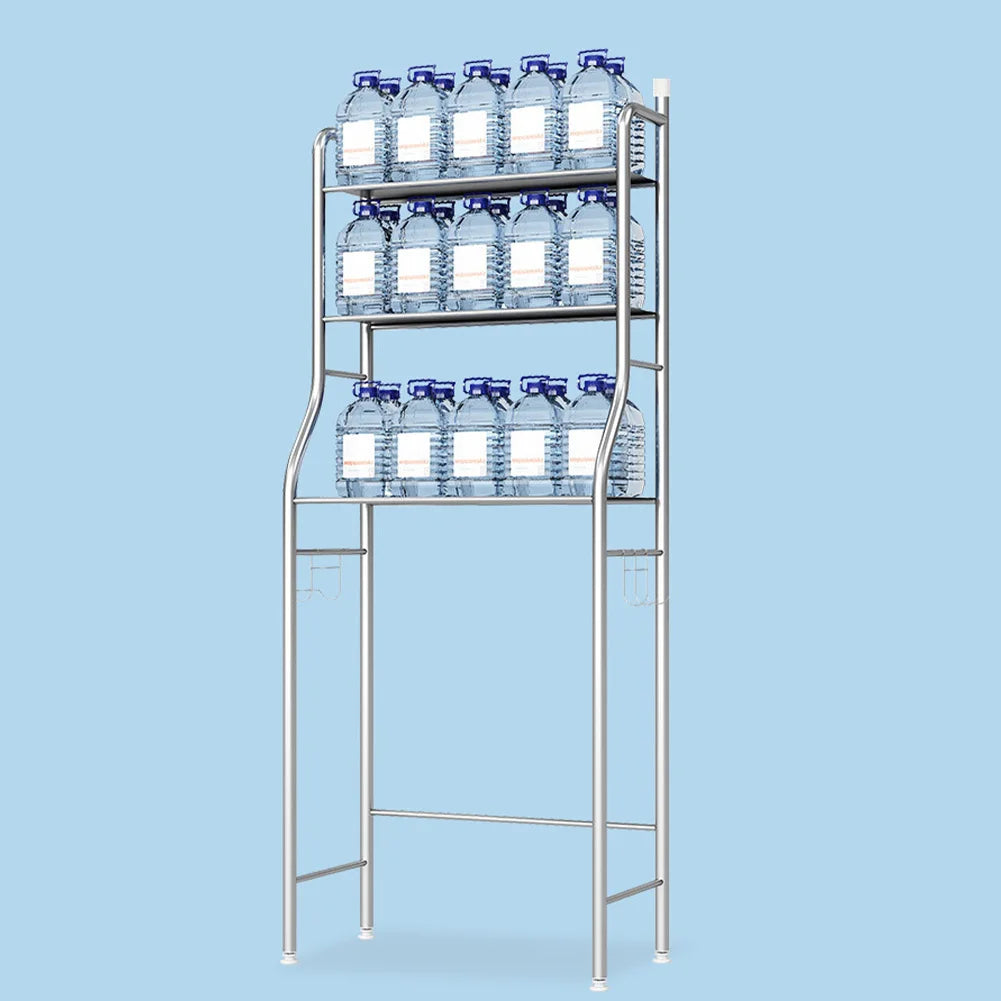 Over Toilet Storage Shelf,2/3-Tier Freestanding, Metal