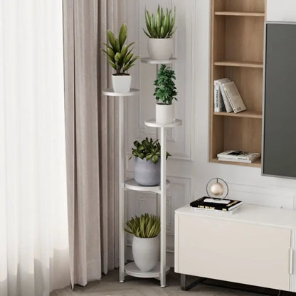 5 Tiered Metal Plant Stand Indoor, with Anti-slip Feet ...