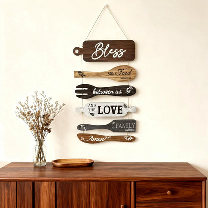 1 Set Prayer Wooden Hanging Sign Wall Art.....