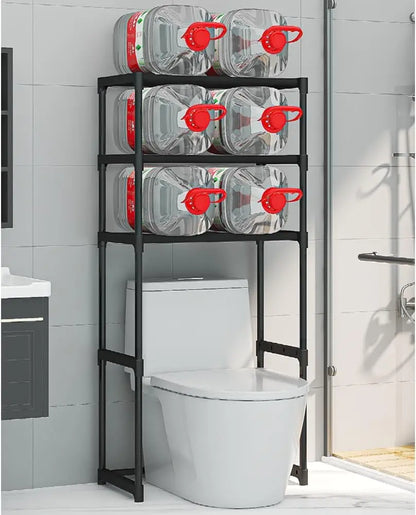 Bathroom Storage Rack Over The Toilet Shelf 3 Tier, Metal
