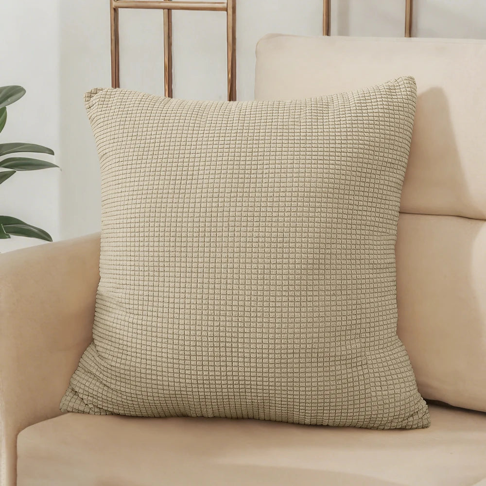 40x40 45x45 50x50 Solid Color Pillow Cover, Pillowcase