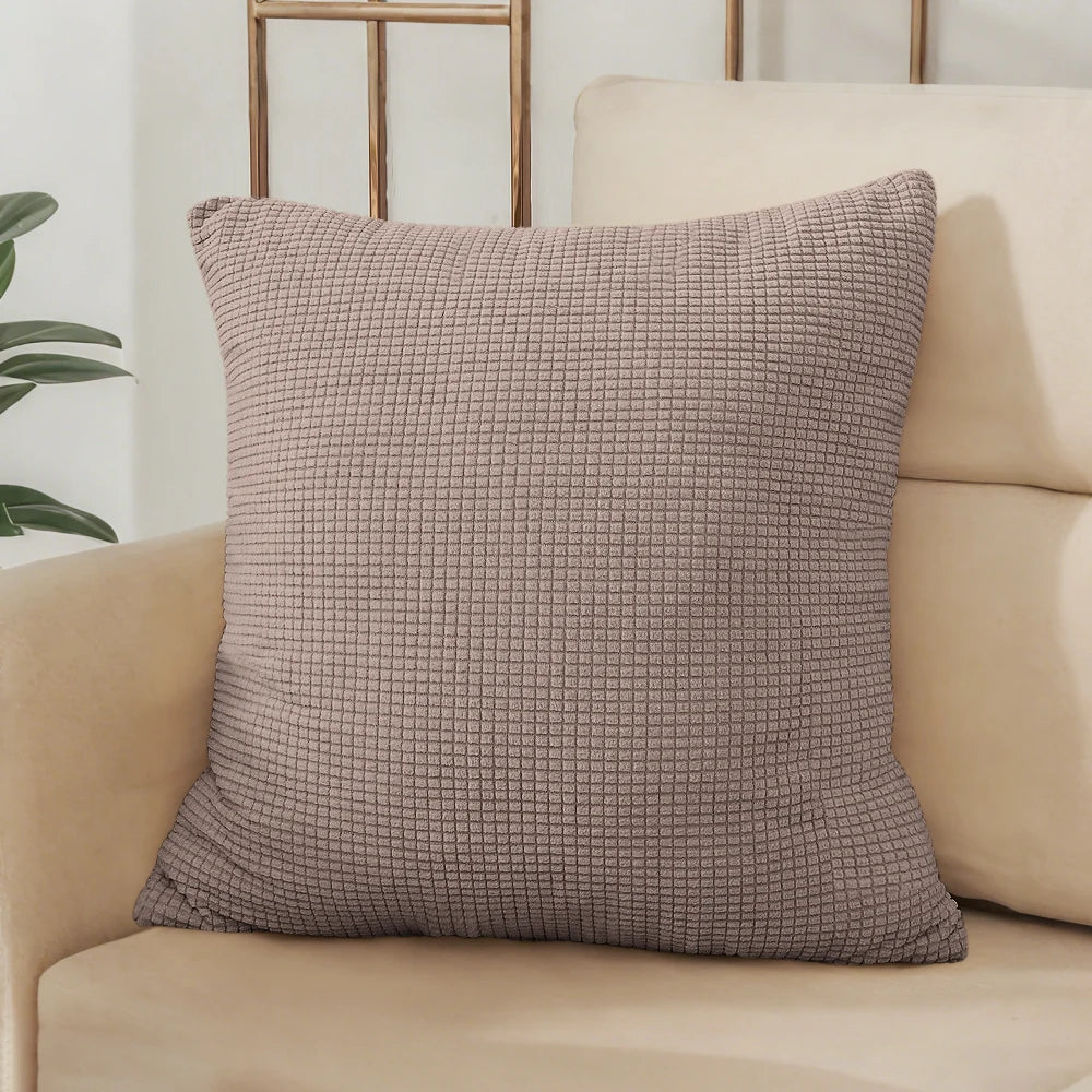 40x40 45x45 50x50 Solid Color Pillow Cover, Pillowcase