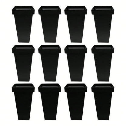 12Pcs Flower Buckets 13.4 In Floral Bucket Plastic