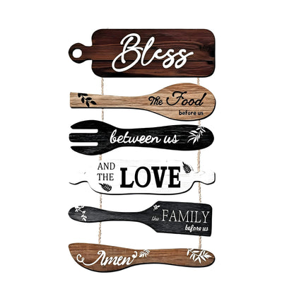 1 Set Prayer Wooden Hanging Sign Wall Art.....