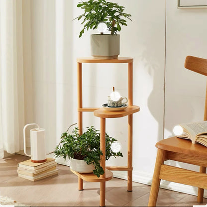 3 Tier Natural Bamboo Plant Stand Indoor Display Rack