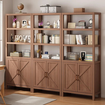 5-Tier Wooden Bookshelf Bookcase, Assembly....