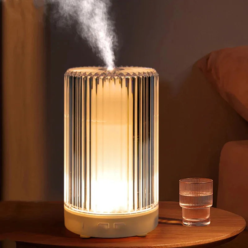 Air Humidifier, Diffuser with 7‑Color Night Light, USB Charge....
