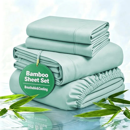 3pcs/4PCS Cooling Satin Bed Sheet Set, Shrink-Resistant, Fade-Resistant, Hypoallergenic, Breathable, Flat Sheet & Fitted Sheet & Pillow Cases
King, Queen, Full, Twin