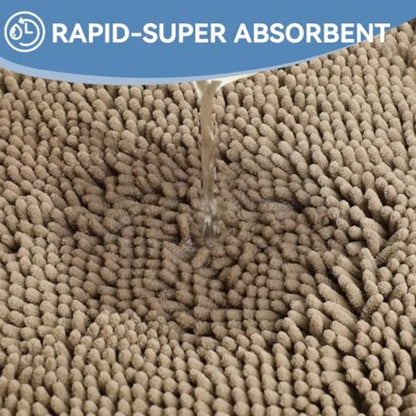 Rugs, Bath Mats, Non Slip with Rubber Backing, Machine Washable