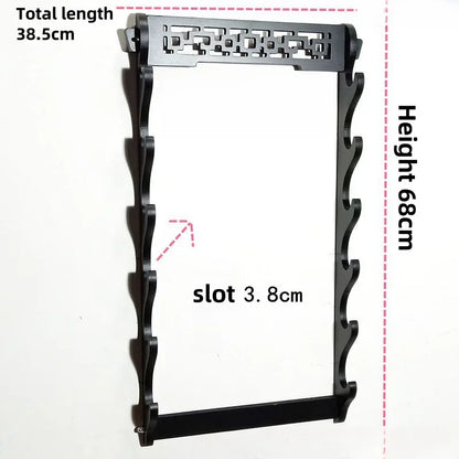 4/5/6-Layer Wooden Katana Sword Shelf Holder....