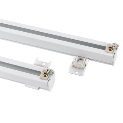 Ceiling Mount Curtain Track, Adjustable 3ft-6ft Heavy Duty,  Easy Cutting Rustproof .....