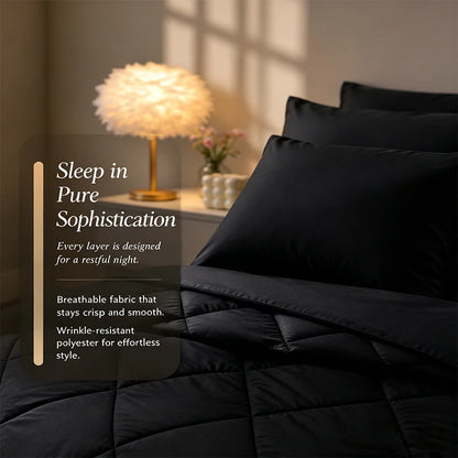5pcs/7pcs Twin Full Queen King Bedding Sets  Comforter Flat Sheet Fitted Sheet Pillowcases Sleeping Sets