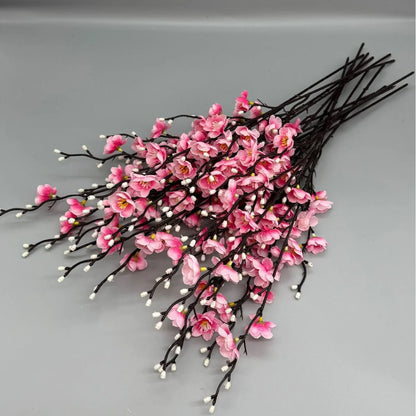 Artificial Plum Blossom 21.7''  Long Stem Flowers