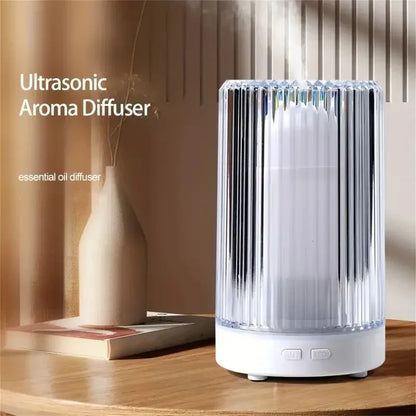 Air Humidifier, Diffuser with 7‑Color Night Light, USB Charge....
