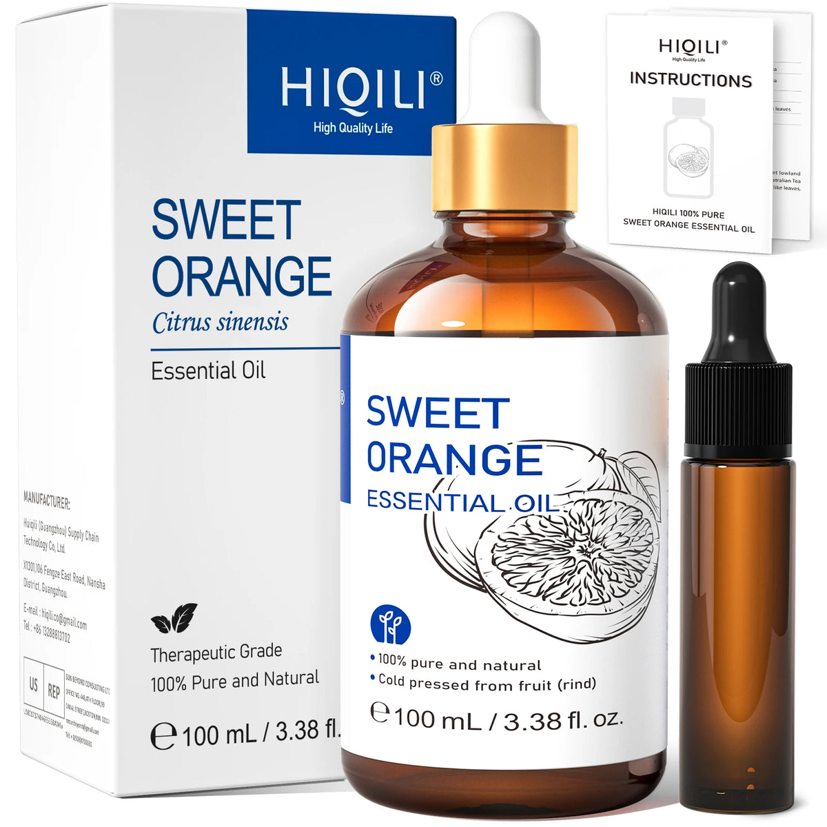 3.3 Oz. Natural Essential Oil, Frankincense/Lemon/Rosemary/Tea Tree/Lavender/Wintergreen/Ylang, Humidifiers, DIY Candles....