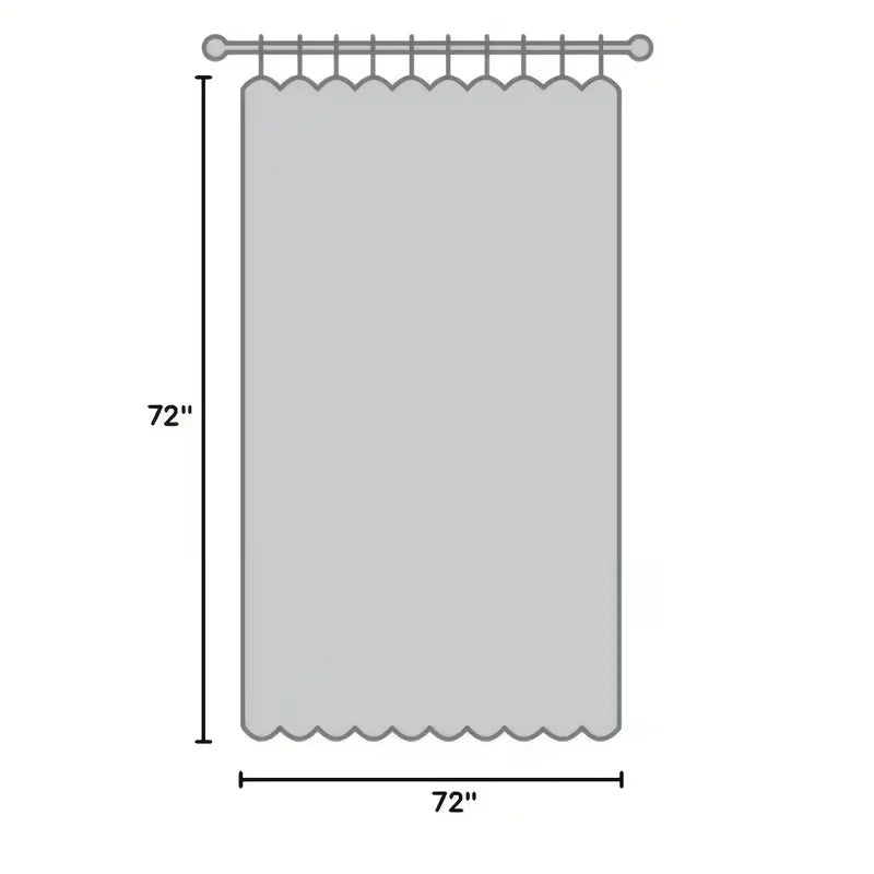 Clear Shower Curtain Liner 72 X 72 Inch, Waterproof Mold‑Resistant Plastic Shower Curtain Inner Liner with 12 Hooks.....