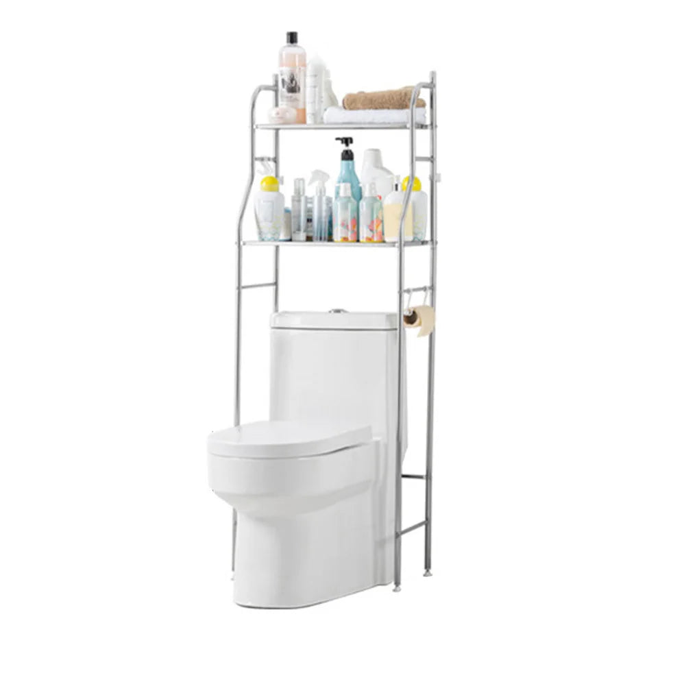 Over Toilet Storage Shelf,2/3-Tier Freestanding, Metal
