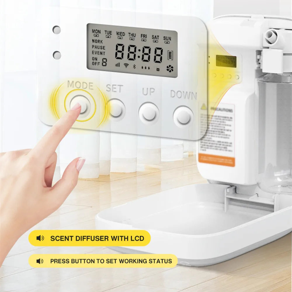 Home Fragrance Aroma Diffuser 1000m³ Coverage Free Essential Oil 13 Oz Capacity Bluetooth APP Control Electronic Aromatic Machine