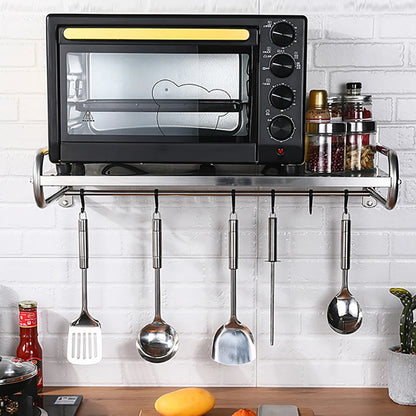 Stainless Steel Microwave Oven Shelf Wall-Mounted