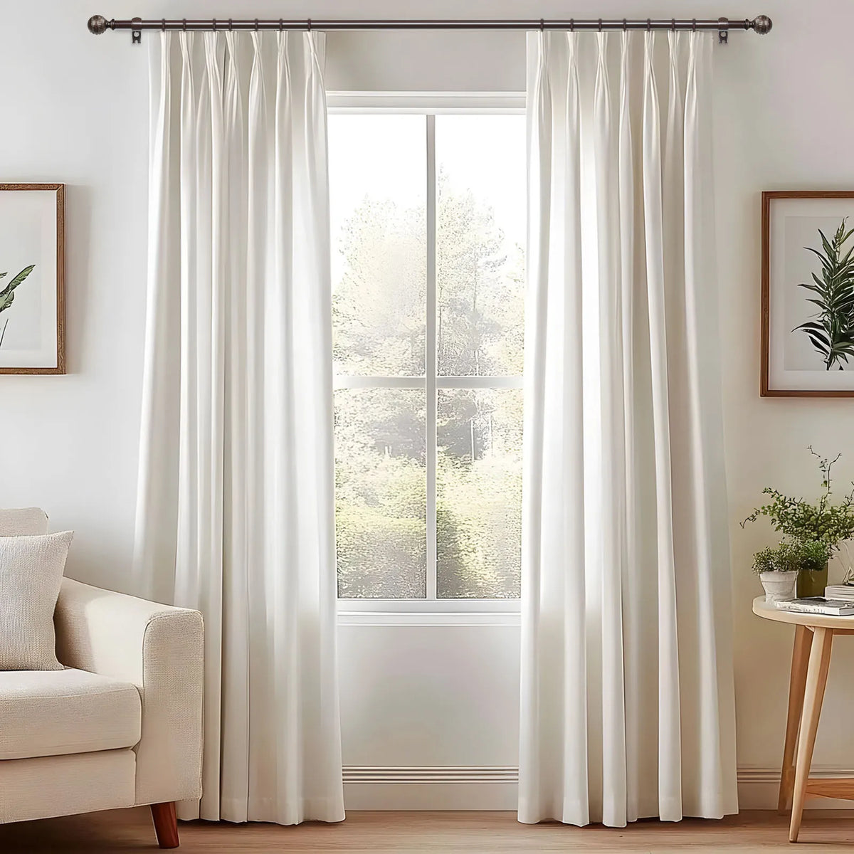 1 Set 5/8 Inch Diameter Heavy-Duty  28 to 120 Inch Curtain Rod, Telescoping Single Rod, 28 to 120 Inches, 5 Colors, 3 Sizes....