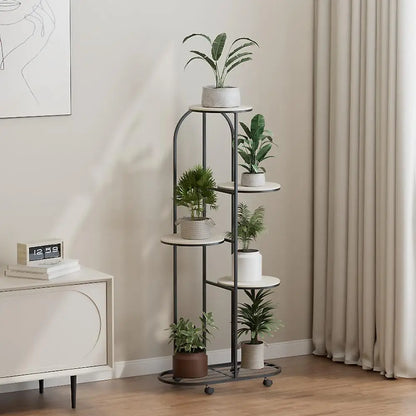 4/5 Tier Metal Plant Stand for Indoor Outdoor