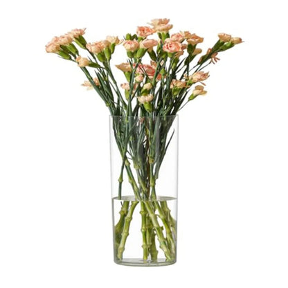 Flower Vase Acrylic Cylinder, 7.86" Tall Clear Vase