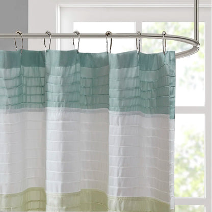 Faux Silk Waterproof Bathroom Shower Curtain Polyester Liner With Hook Ring Grommet Weighted Magnet....