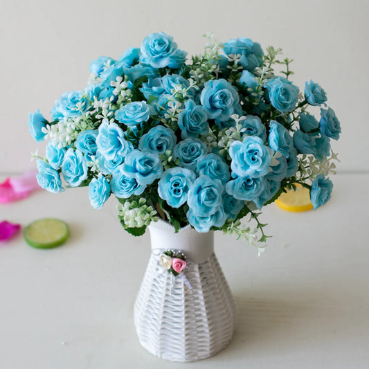 15Heads Artificial Mini Roses
