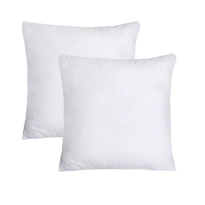Throw Pillows Insert (Pack of 2 or 4, White) - 18 x 18 Inches Couch Pillows - Indoor
