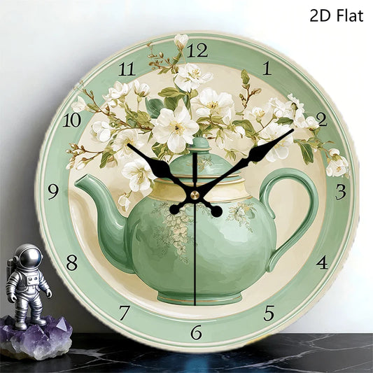 Vintage Green  Wall Clock, Fresh Country Style10-Inch, AA Battery Not Included....