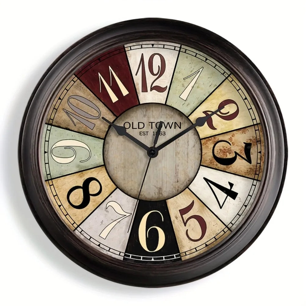 Vintage12, 10 Inch Wall Clock AA Battery