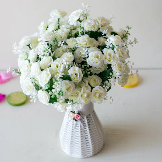 15Heads Artificial Mini Roses