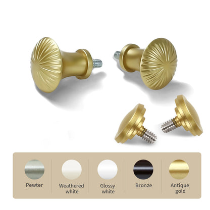 1 Set 5/8 Inch Diameter Heavy-Duty Curtain Rod, Telescoping, 5 Colors, 3 Sizes......
