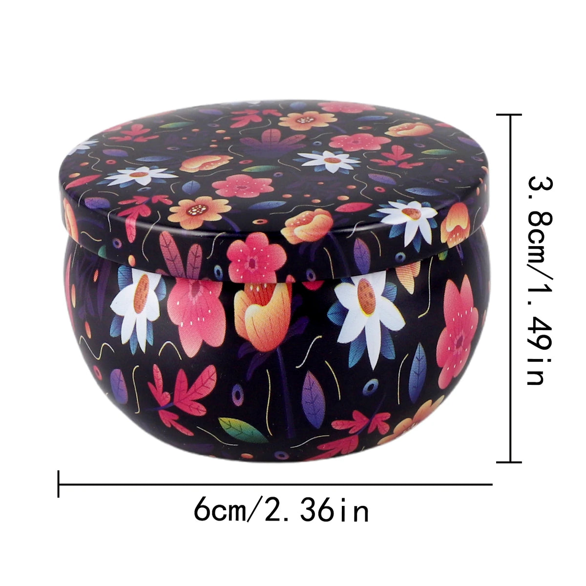 16 pieces of iron can scented candles, 2 " High, !  1/2 " Wide, suitable for various occasions,