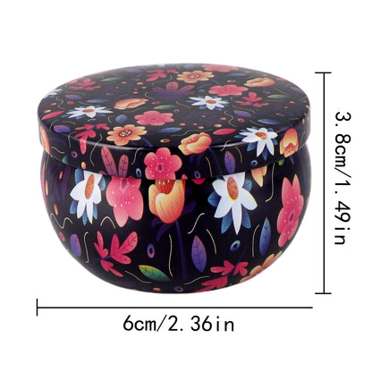 16 pieces of iron can scented candles, 2 " High, !  1/2 " Wide, suitable for various occasions,