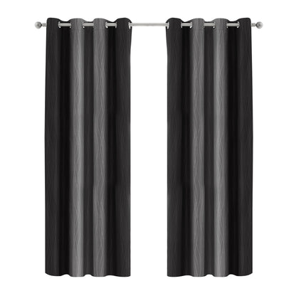2 Panels Total Blackout Window Curtains, Grommet Top Drapes for Bedrooms, 100% UV Blocking, $ Sizes....