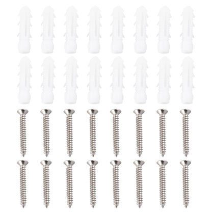 White Ceiling Mounted Curtain Track Kit, 9-12Ft Adjustable Aluminum Alloy Heavy Duty Curtain Rail With Rollers Hooks....