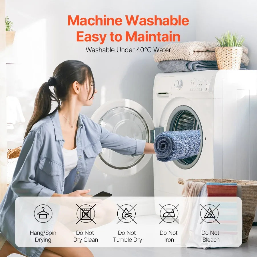 Bathroom Rug 30x20 Absorbent Soft Machine Washable,  Non-Slip