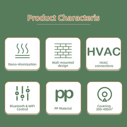 13.5 Oz. Smart Scent Air Machine, Waterless Oil Diffuser Bluetooth, 2 Colors.....