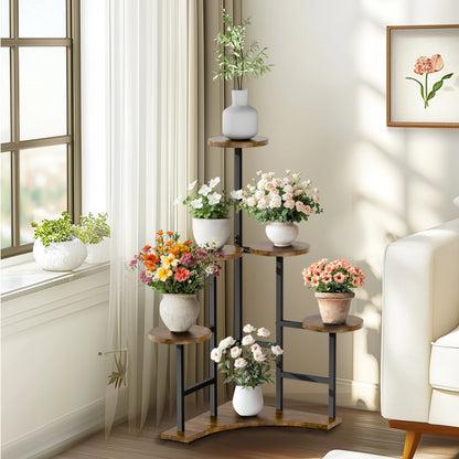 5 Tiered Tall Corner Plant Stand.....