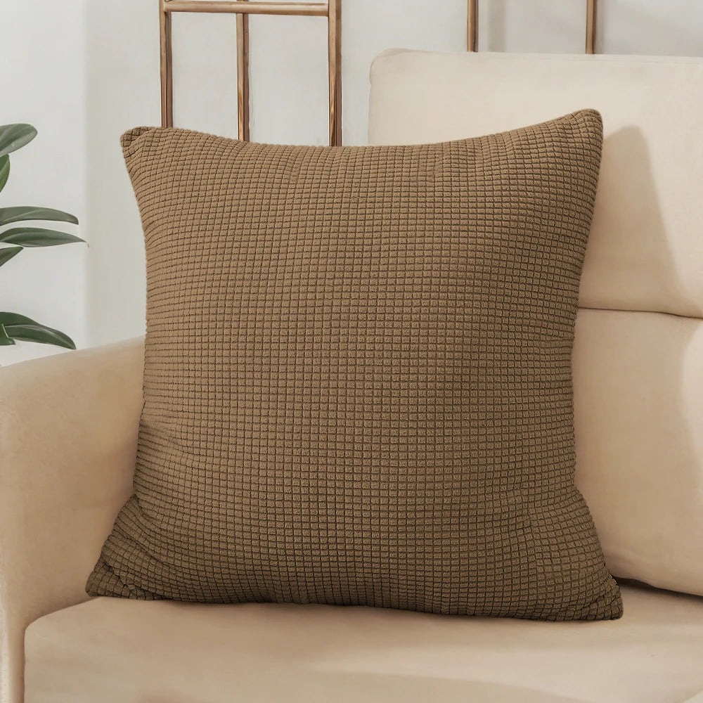 40x40 45x45 50x50 Solid Color Pillow Cover, Pillowcase