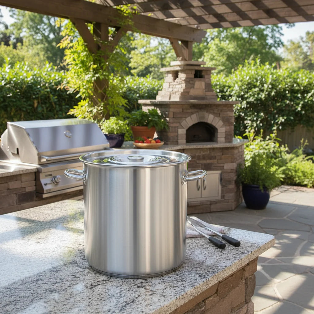 35L Stainless Steel Stock, Cooking Pot