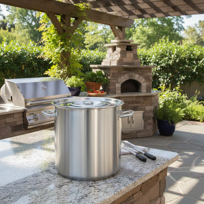 35L Stainless Steel Stock, Cooking Pot