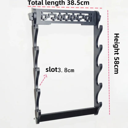 4/5/6-Layer Wooden Katana Sword Shelf Holder....